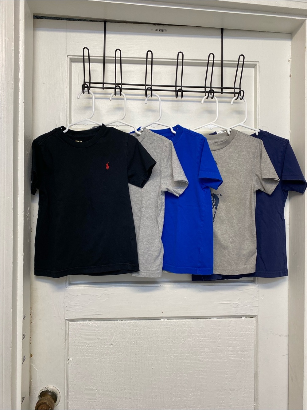 Boys polo Ralph Lauren shorts sleeves Tshirts bundle of 5 SIZE 4T SMOKE & PET FR